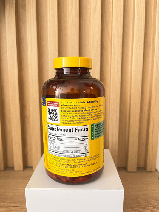 Magnesio Extra Potencia 400 mg -150 Capsulas