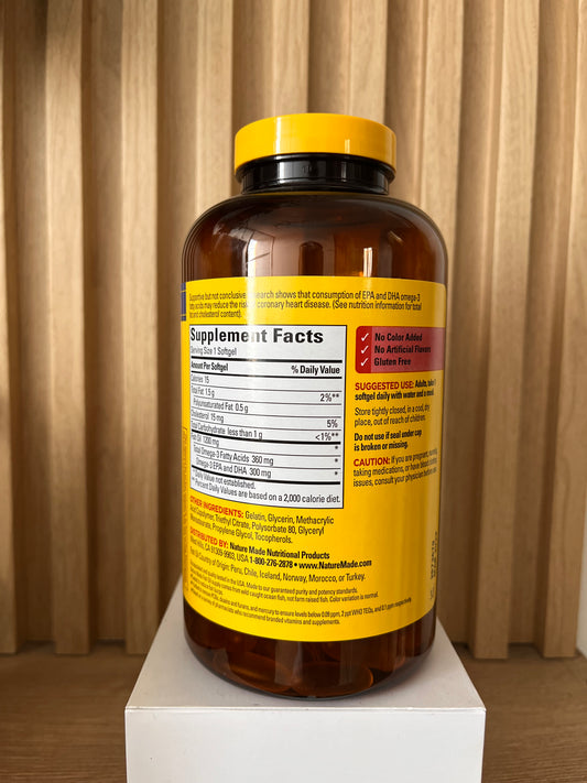 Omega 3- Fish Oil 240 Capsulas