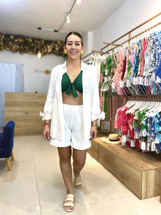 Camisera Olivia Marfil